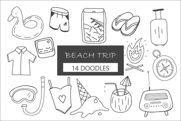 14 Vacation Illustrations Graphics for Polished Blog Design