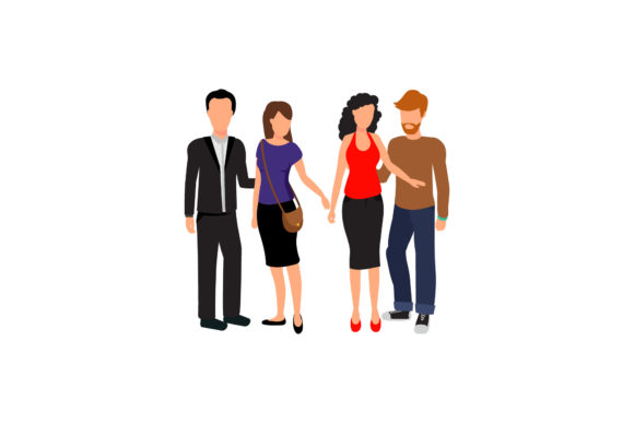 2 Pair of Family Illustrations: Graphics & Illustrations Review