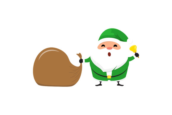 Christmas Characters Santa Illustrations: Graphics & Illustrations for Local Branding