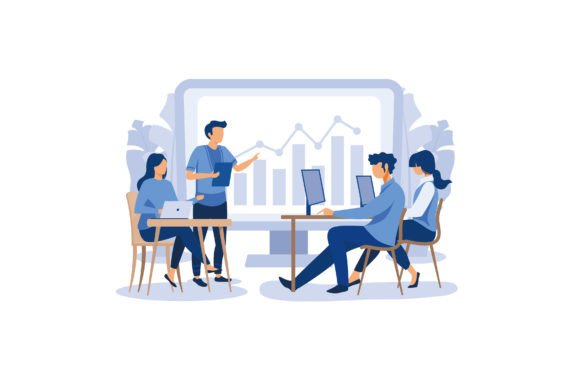 Creative Illustrations, Businessmen Graphics for Branding