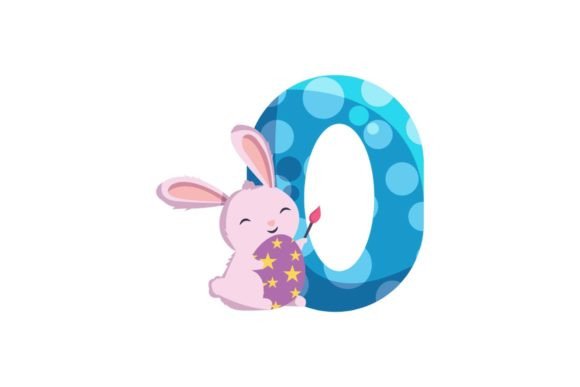 Cute Easter Egg Alphabet O Graphics and Illustrations Review