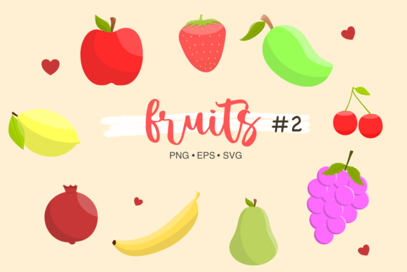 Fruits Vector Illustrations 2: Graphics for Crafters
