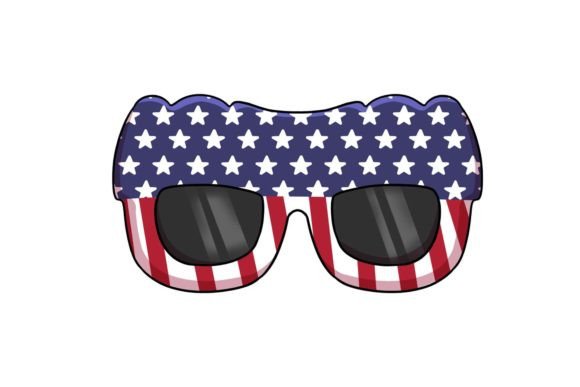 Glasses 4th of July Icons: Graphics & Illustrations Review