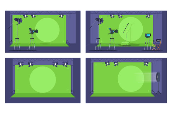 Green Screen Semi Flat Graphics & Illustrations Review