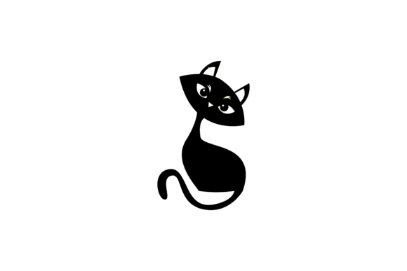 Halloween Cat Illustrations for Graphics and Selling