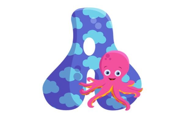 Kids Animals Alphabet Illustrations for Branding & Packaging Graphics