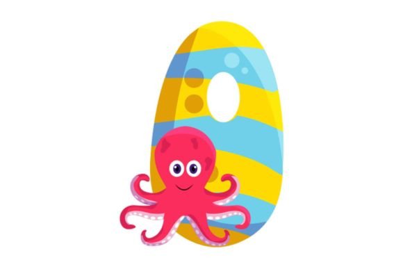 Kids Animals Alphabet O