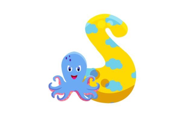 Kids Animals Alphabet S Illustrations