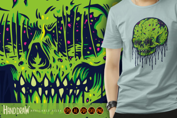 Scary Skull Monster Graphics & Illustrations Review