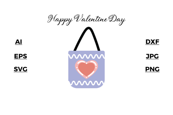 Valentine Totebag Illustrations Vector Graphics Review